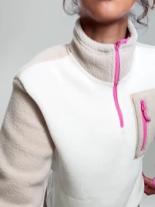 Yumori 1/4 Zip Fleece Top