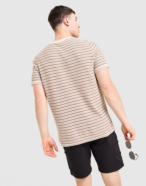 Stripe Knit T-Shirt