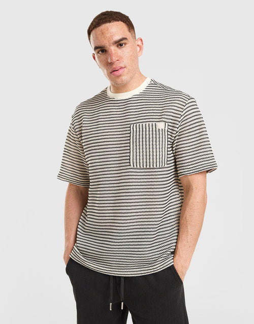 Knit Pocket T-Shirt