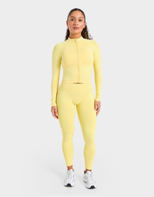 Enhance Full Zip Seamless Top