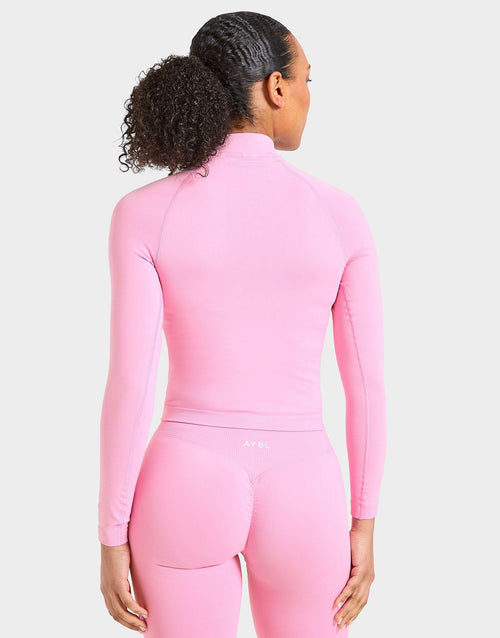 Enhance Full Zip Seamless Top