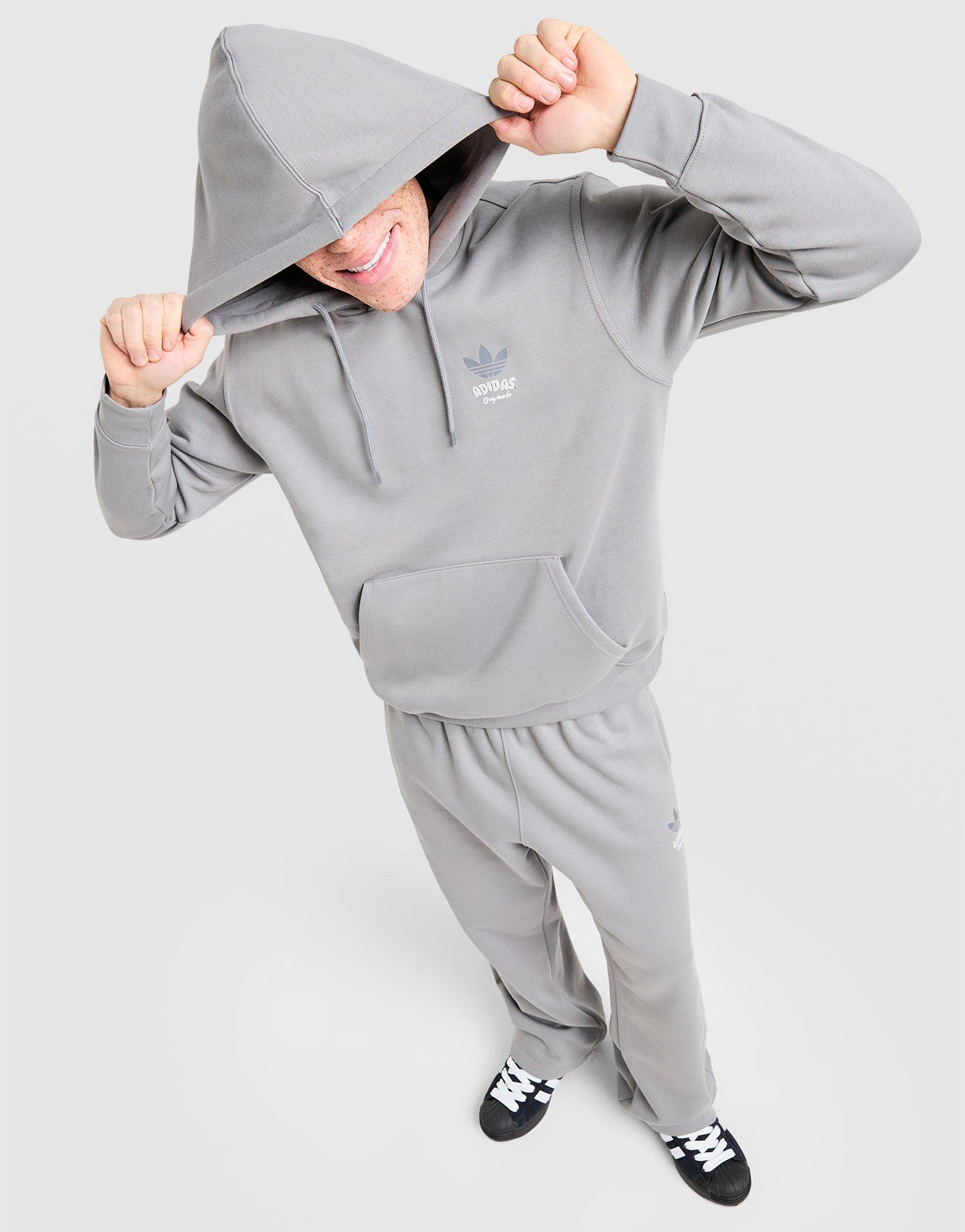 Trefoil Bubble Oversized Hoodie