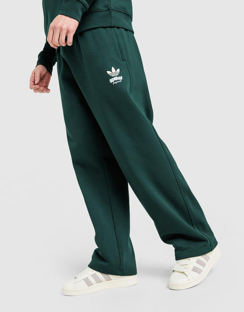 Trefoil Bubble Open Hem Joggers