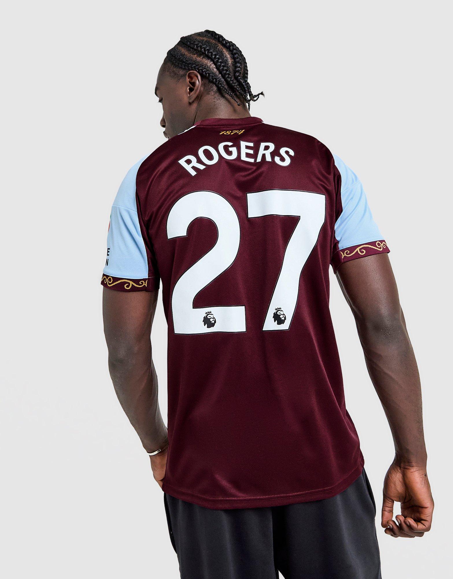 Aston Villa FC 2025/26 Rogers #27 Home Shirt
