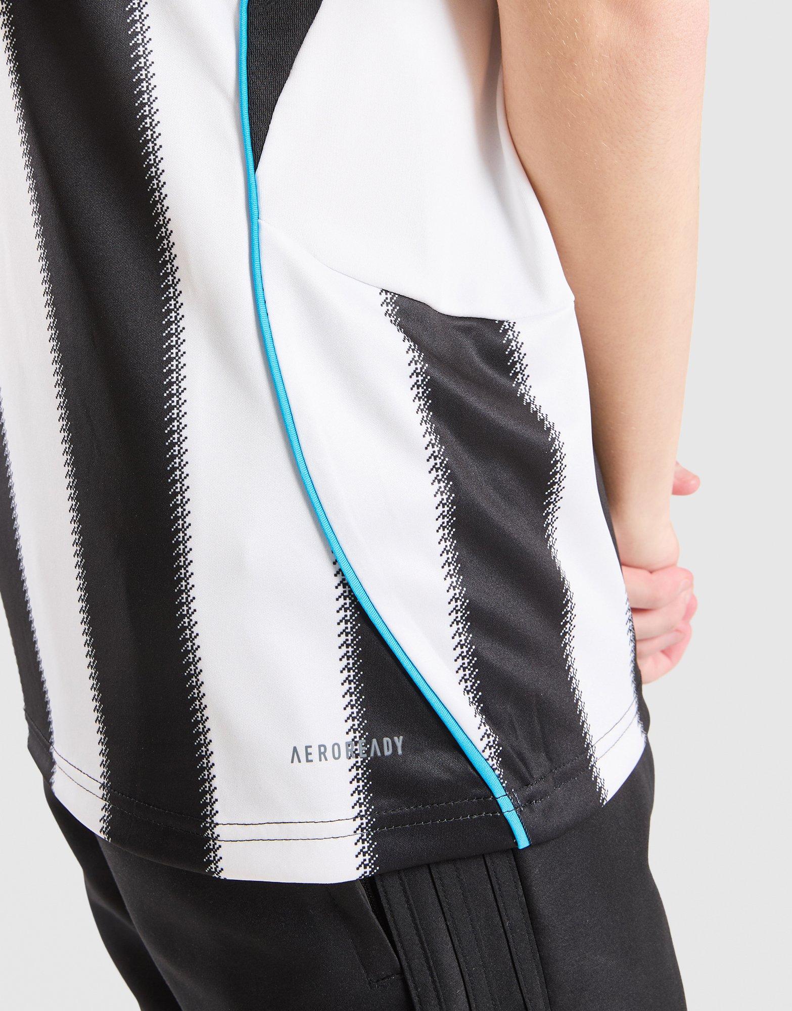 White adidas Newcastle United 25/26 Woltemade #27 Home Shirt JR