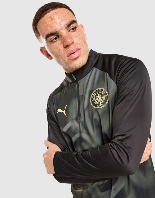 Manchester City FC Warm Up 1/4 Zip Top