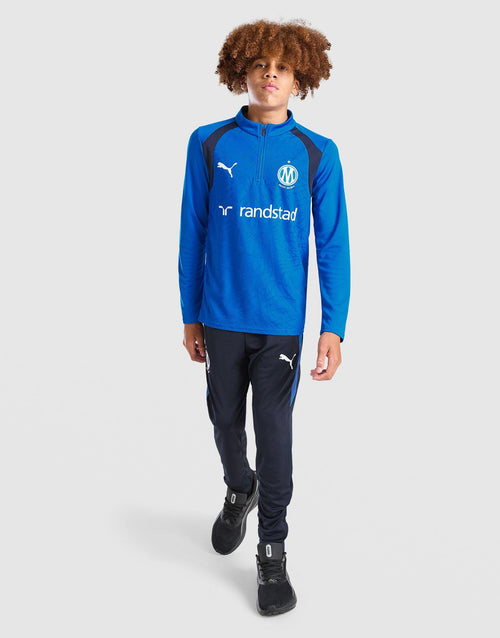 Olympique Marseille 1/4 Zip Training Top Junior
