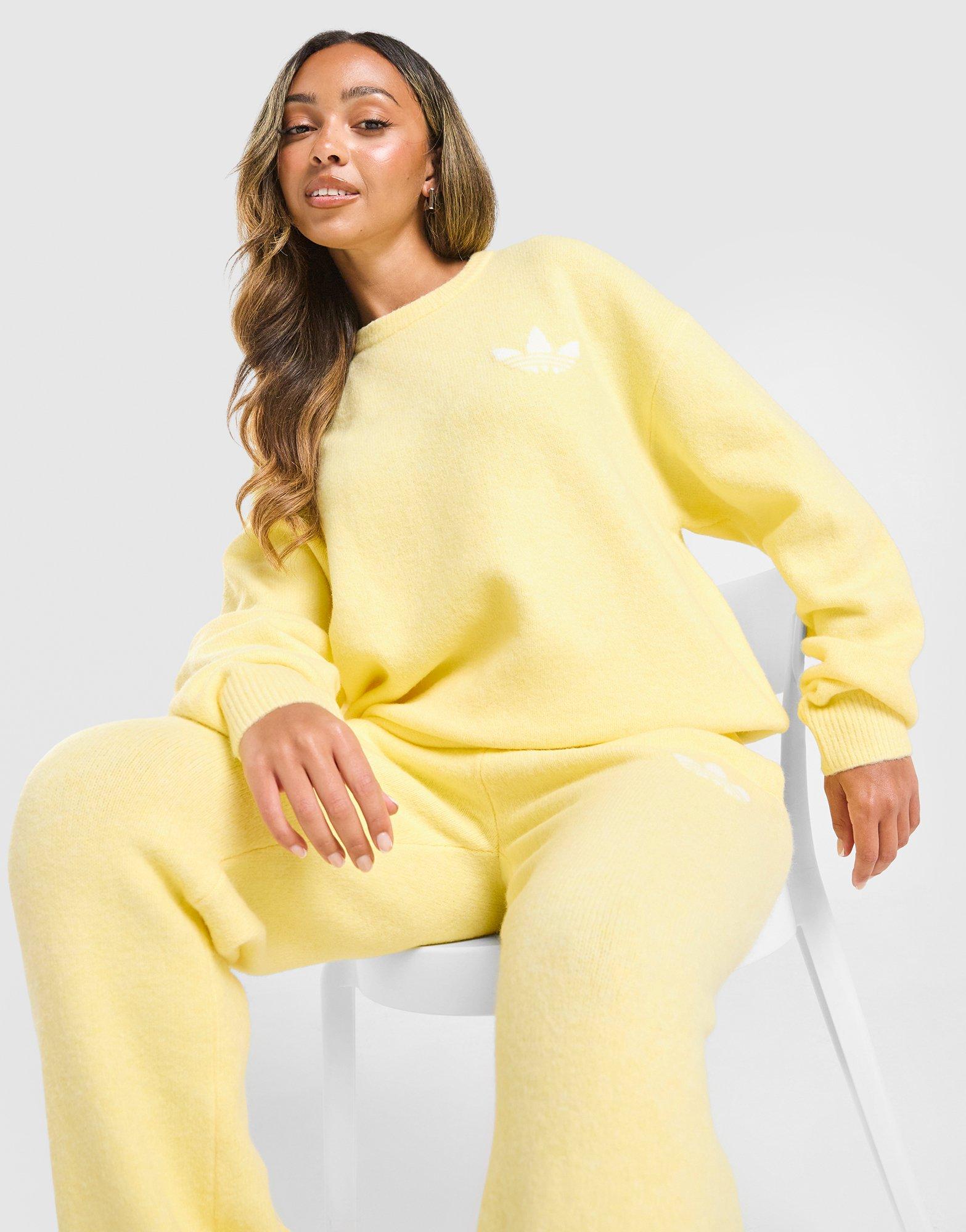 Trefoil Knit Crew Sweatshirt