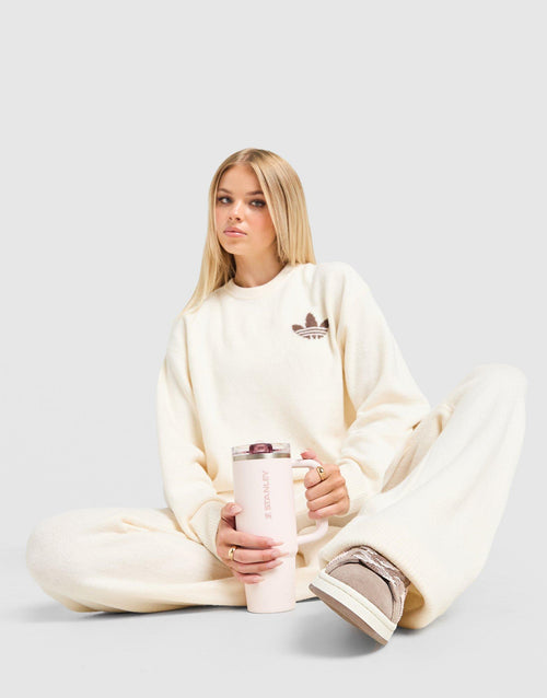 Trefoil Knit Crew Sweatshirt