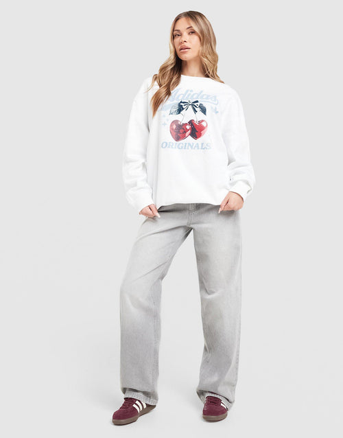 Cherry Boyfriend Crew Sweatshirt