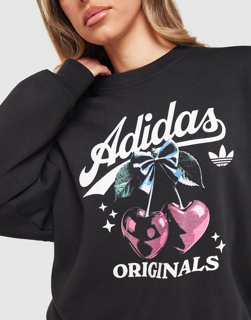 Cherry Boyfriend Crew Sweatshirt