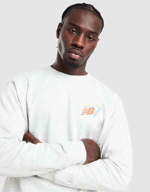 Tri Logo Crew Sweatshirt