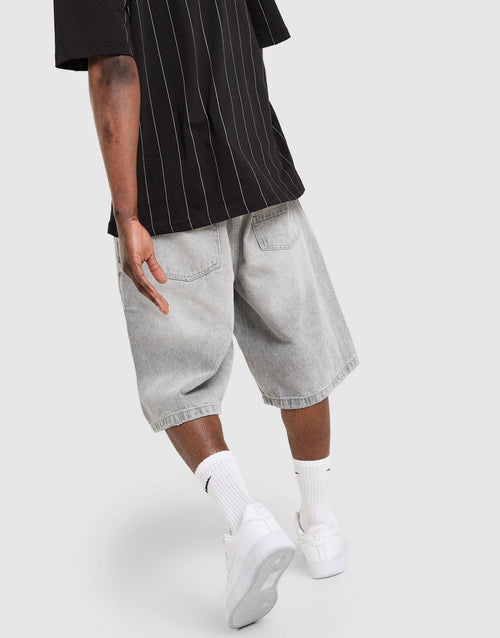 Varsity Acid Wash Jorts