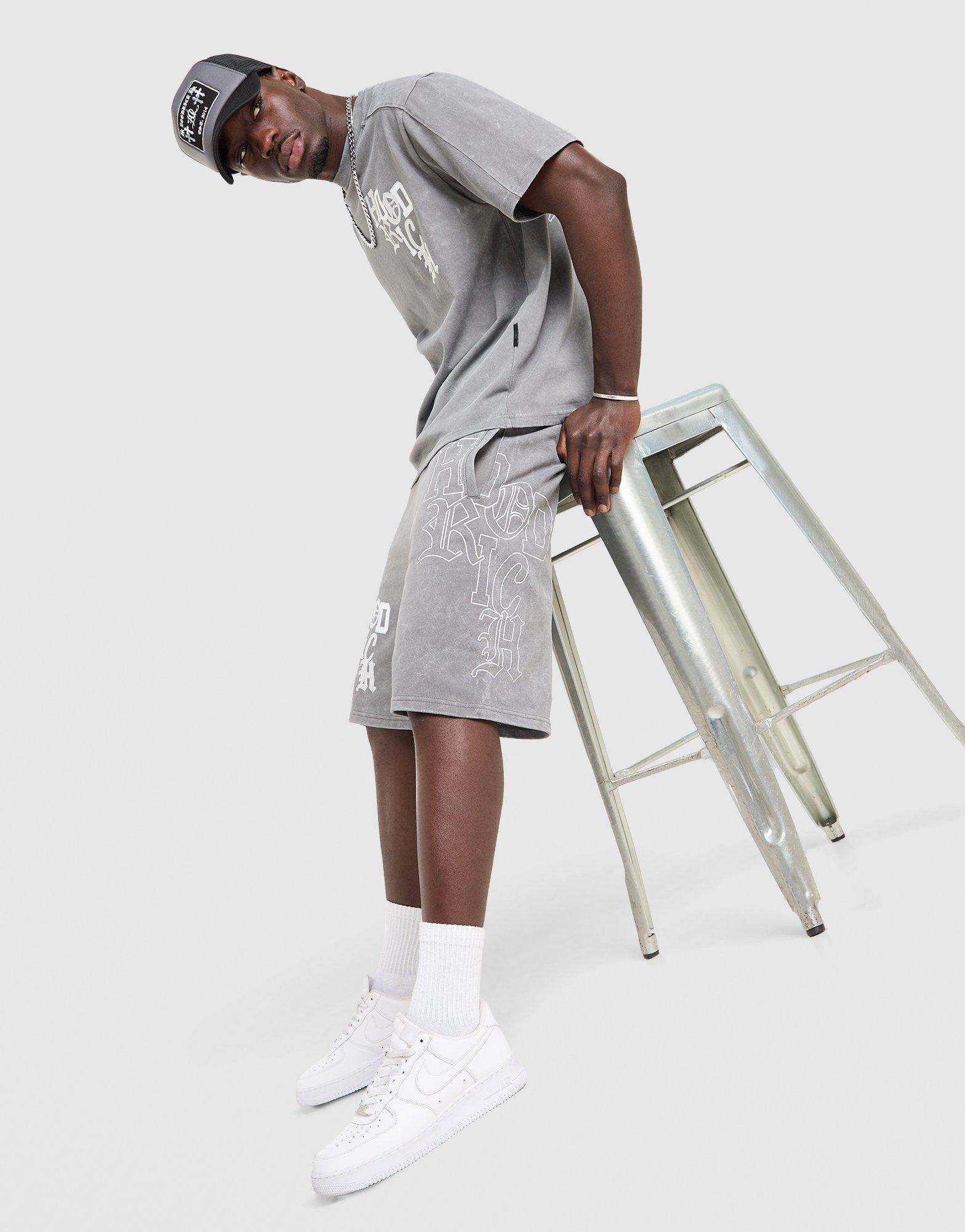 Grey Hoodrich Heritage Shorts - JD Sports Singapore
