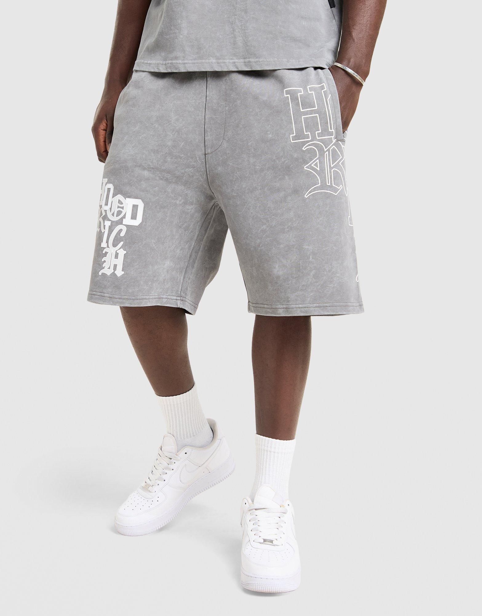 Grey Hoodrich Heritage Shorts - JD Sports Singapore