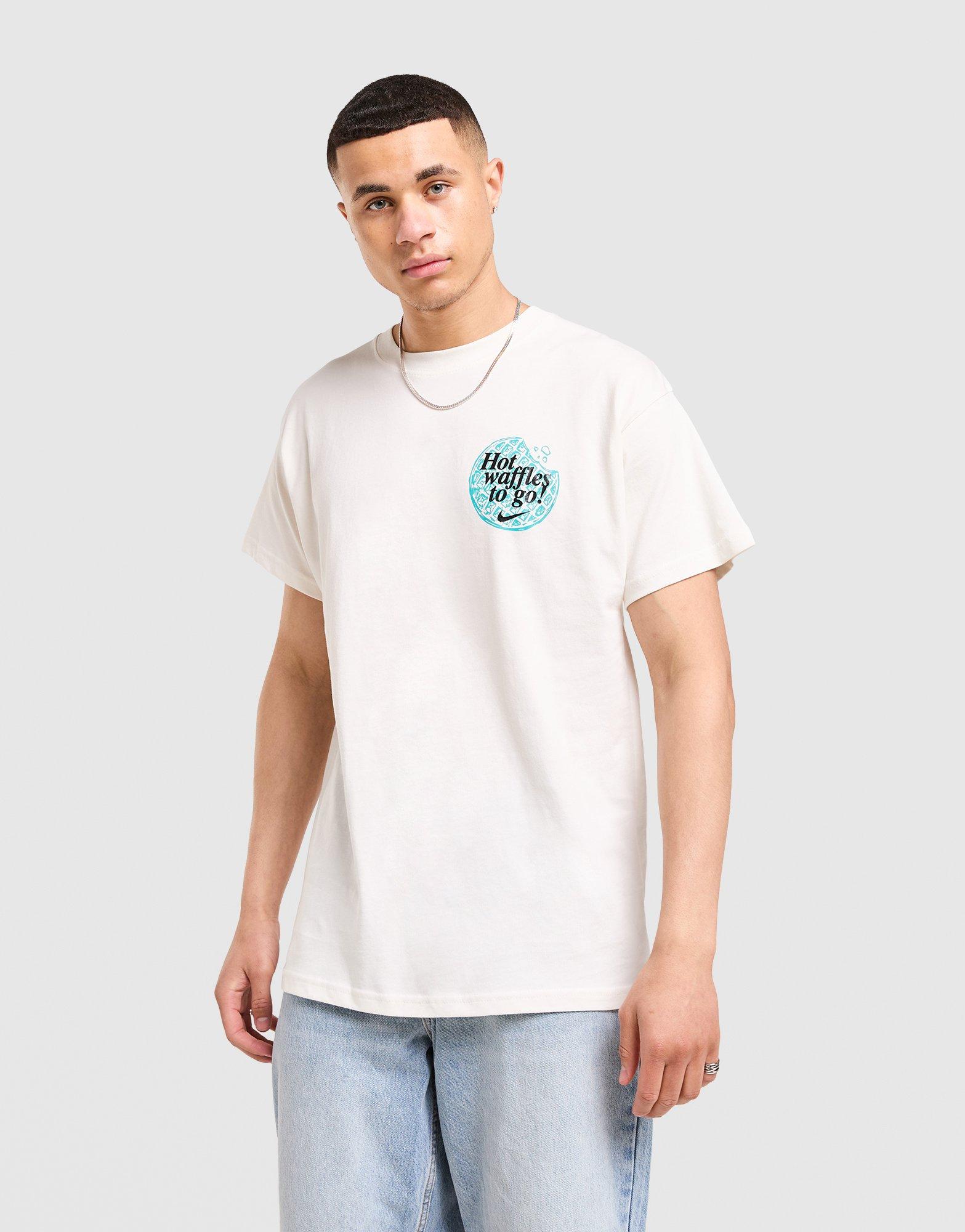 White Nike Waffle T-Shirt - JD Sports Singapore