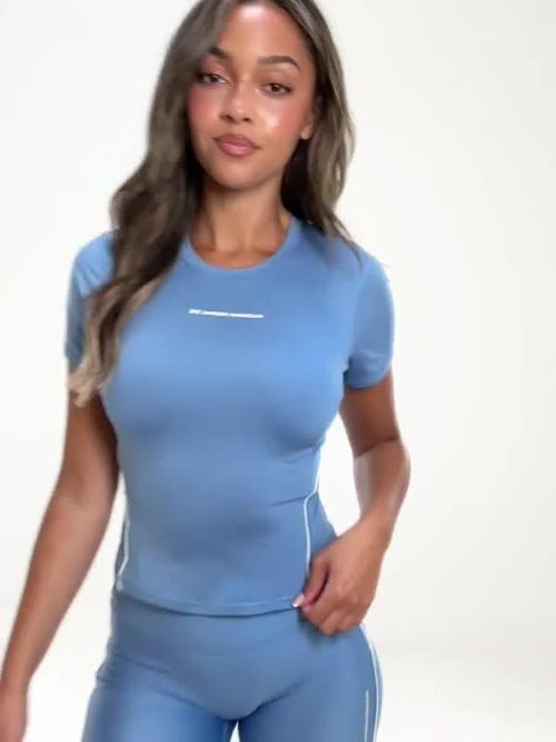 Piping Slim T-Shirt