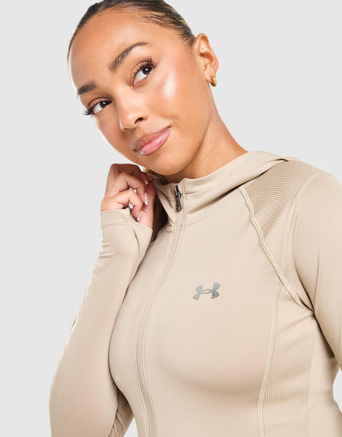 Ribbed Full Zip Hoodie