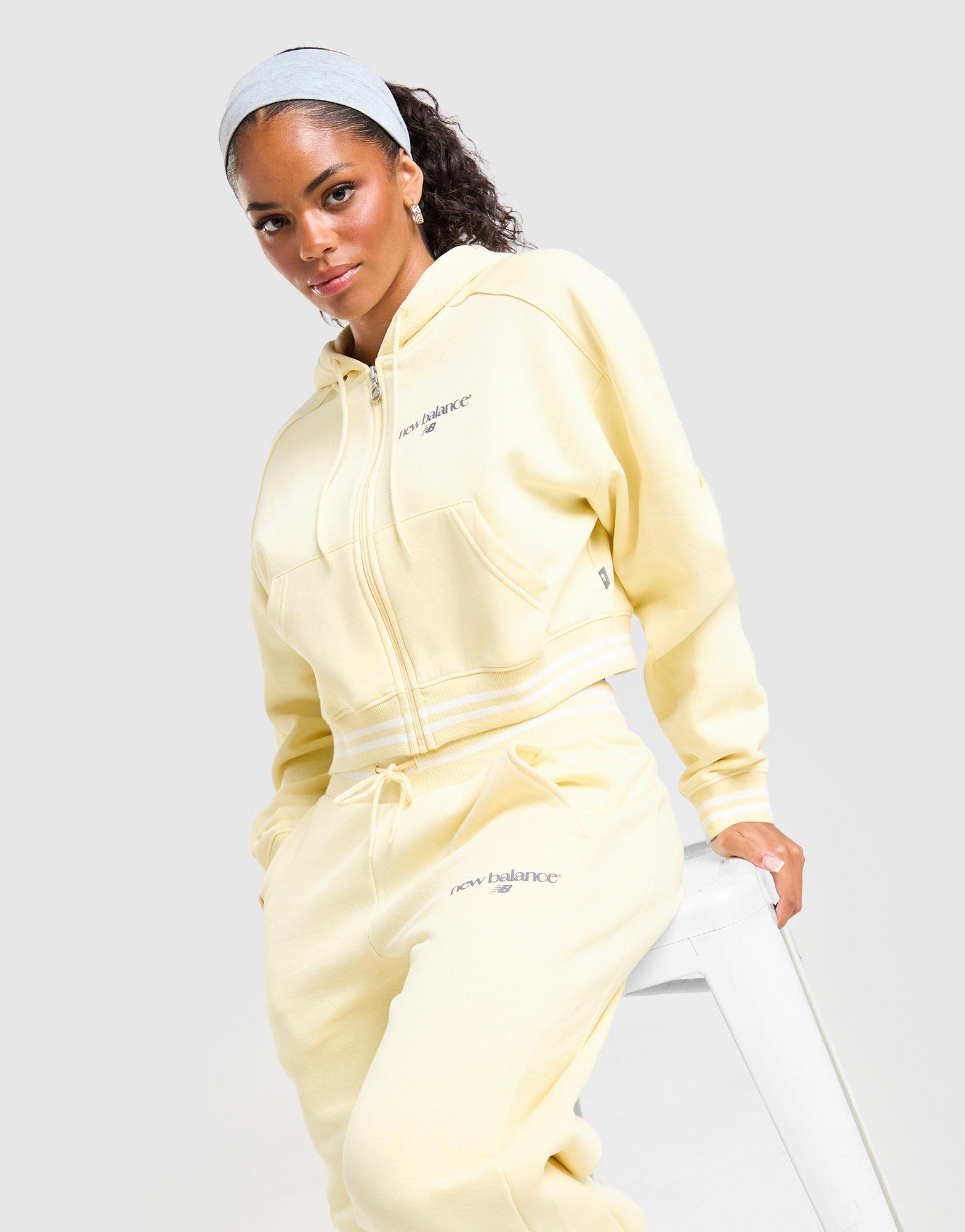 Cropped Ribbed Full Zip Hoodie