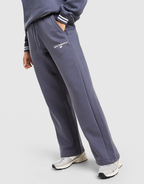 Ribbed Wide Leg Joggers