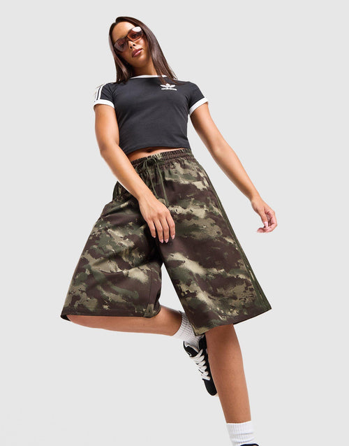 Camo 3-Stripes Jorts