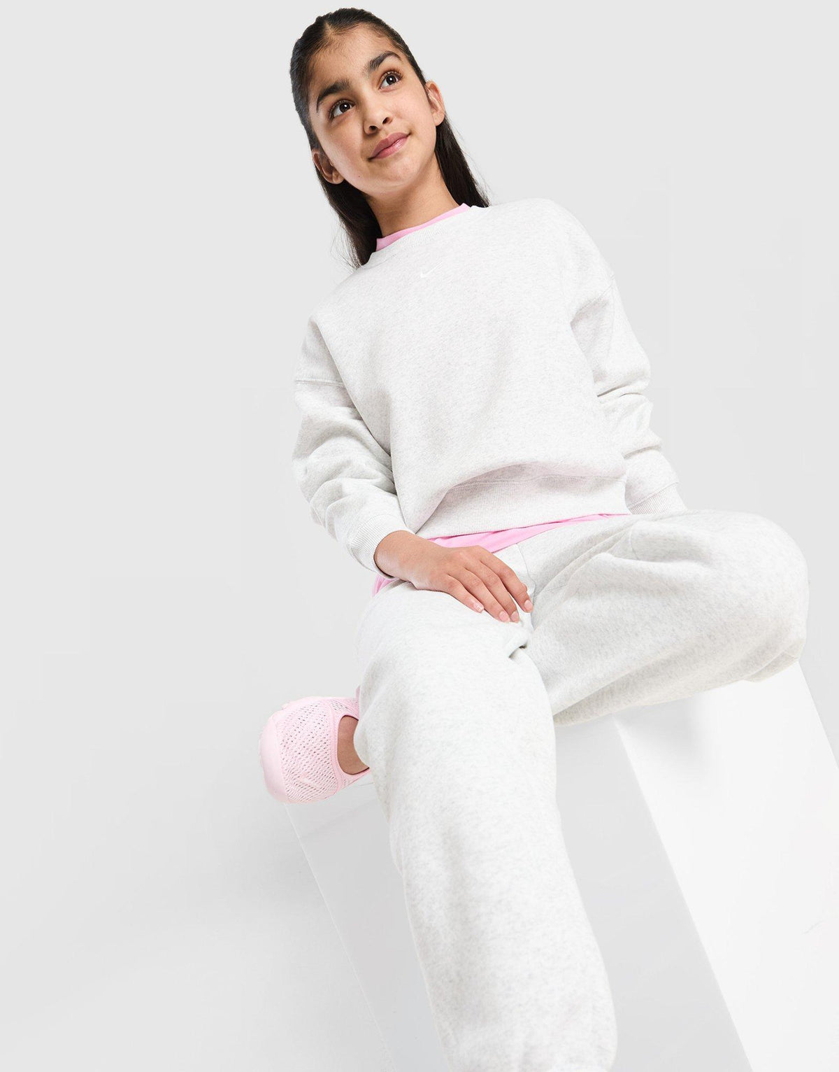 Girls' Studio Fleece Crew Sweatshirt Junior