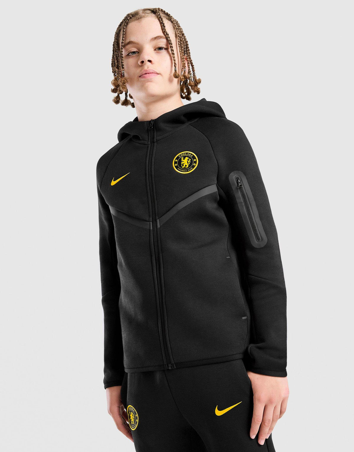 Chelsea FC Tech Fleece Full Zip Hoodie Junior
