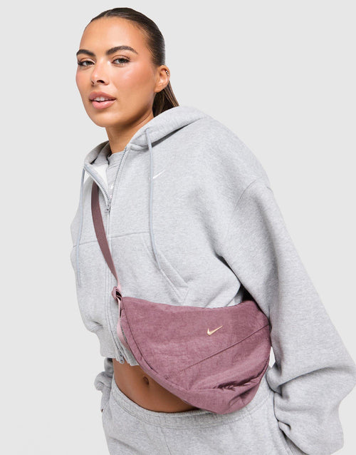 Studio Fleece Cropped Full Zip Hoodie