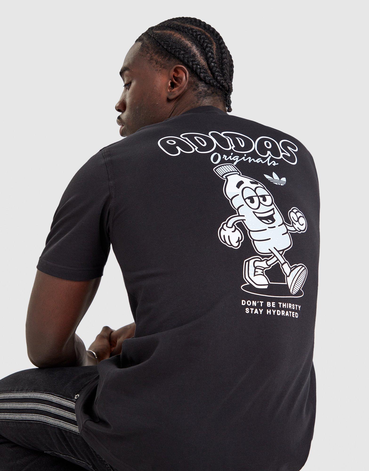 Bottle Character Graphic T-Shirt