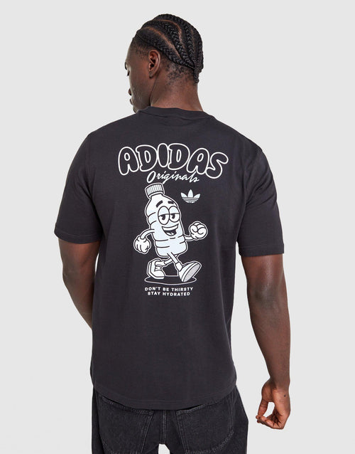 Bottle Character Graphic T-Shirt