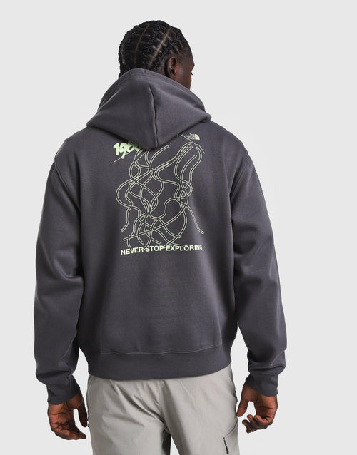 Never Stop Exploring Slopes Relaxed Hoodie