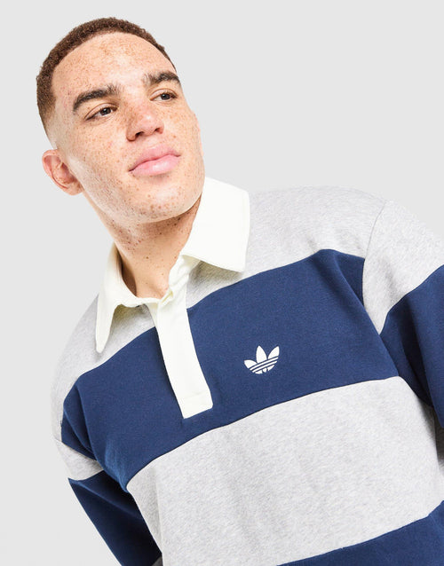 Long Sleeve Rugby Crew Sweatshirt