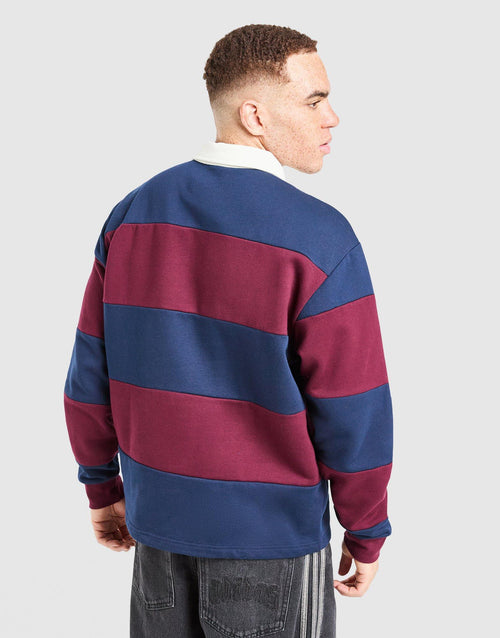 Long Sleeve Rugby Crew Sweatshirt