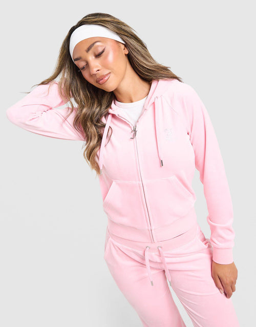 Diamante JC Logo Full Zip Hoodie