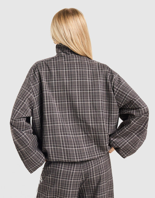 Check Tailored Track Top