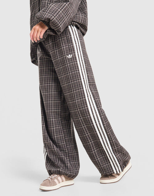 3-Stripes Check Tailored Track Pants