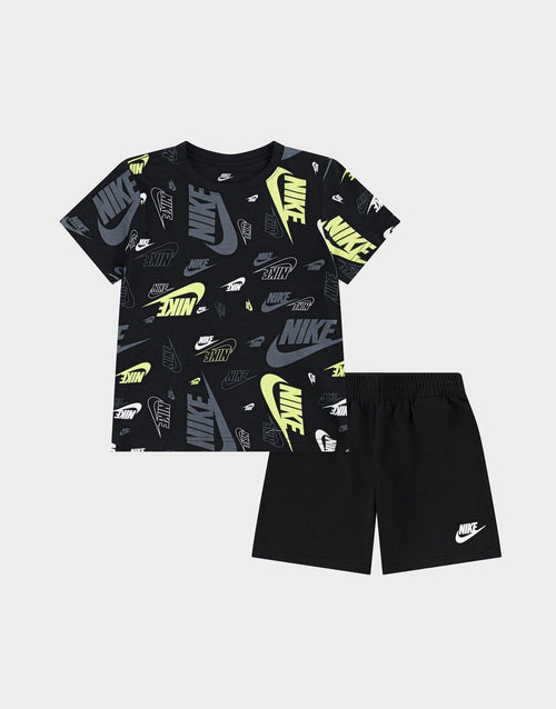 All Over Print Crew T-Shirt/Shorts Set Children's
