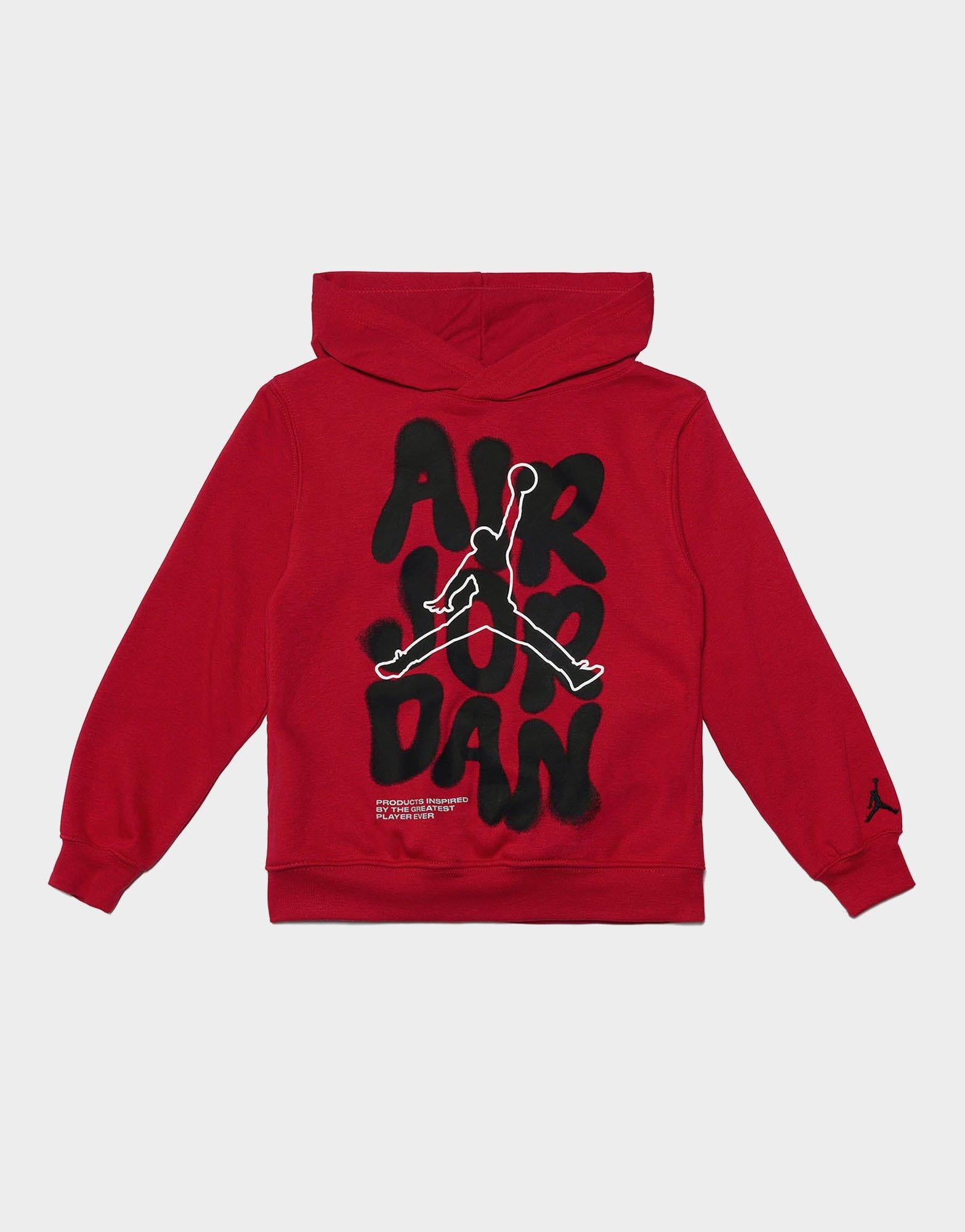 red jordan hoodie