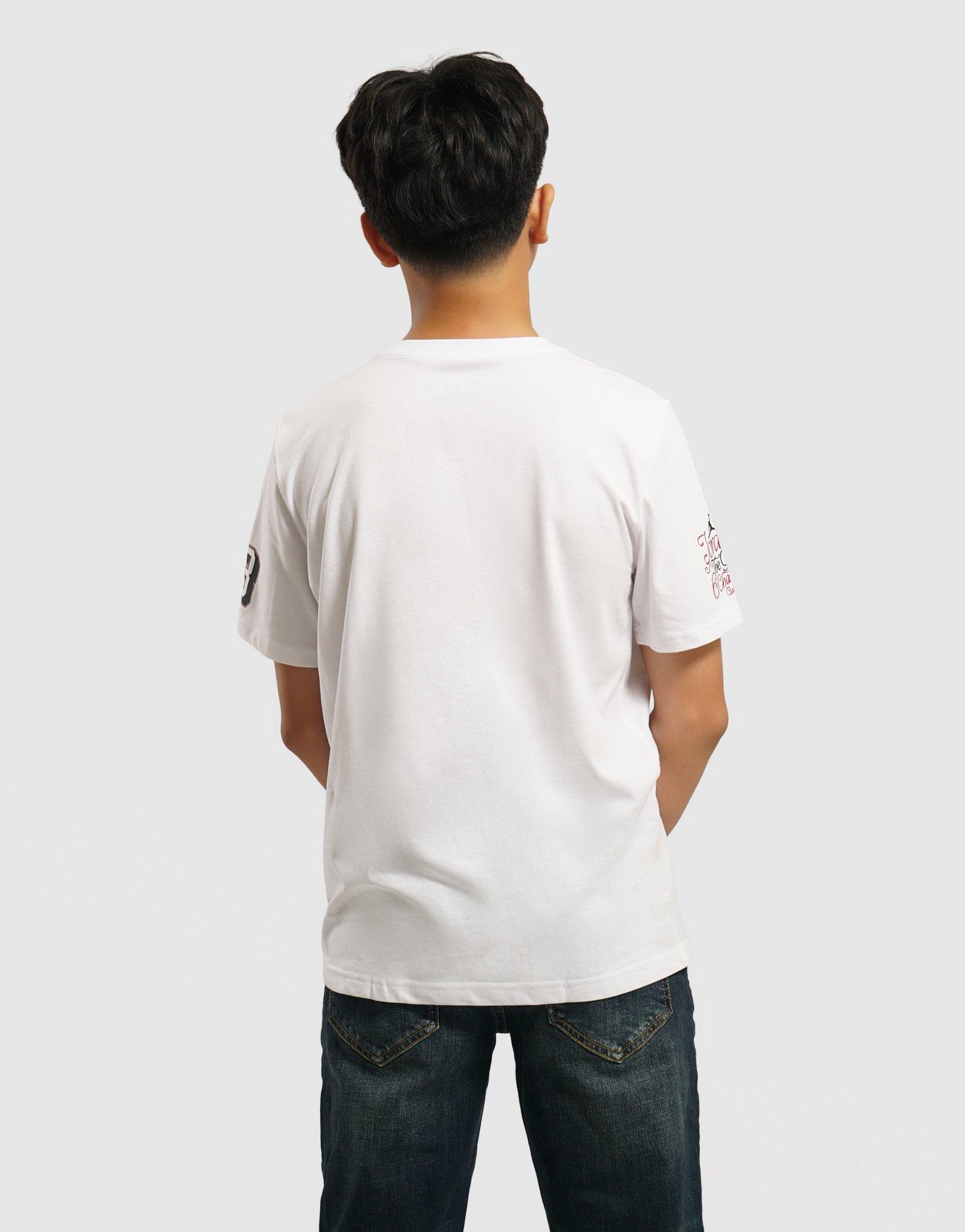 White Jordan Sports Club T-Shirt Junior's - JD Sports Singapore