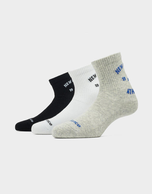 Graphic Crew Socks (3-Pack)