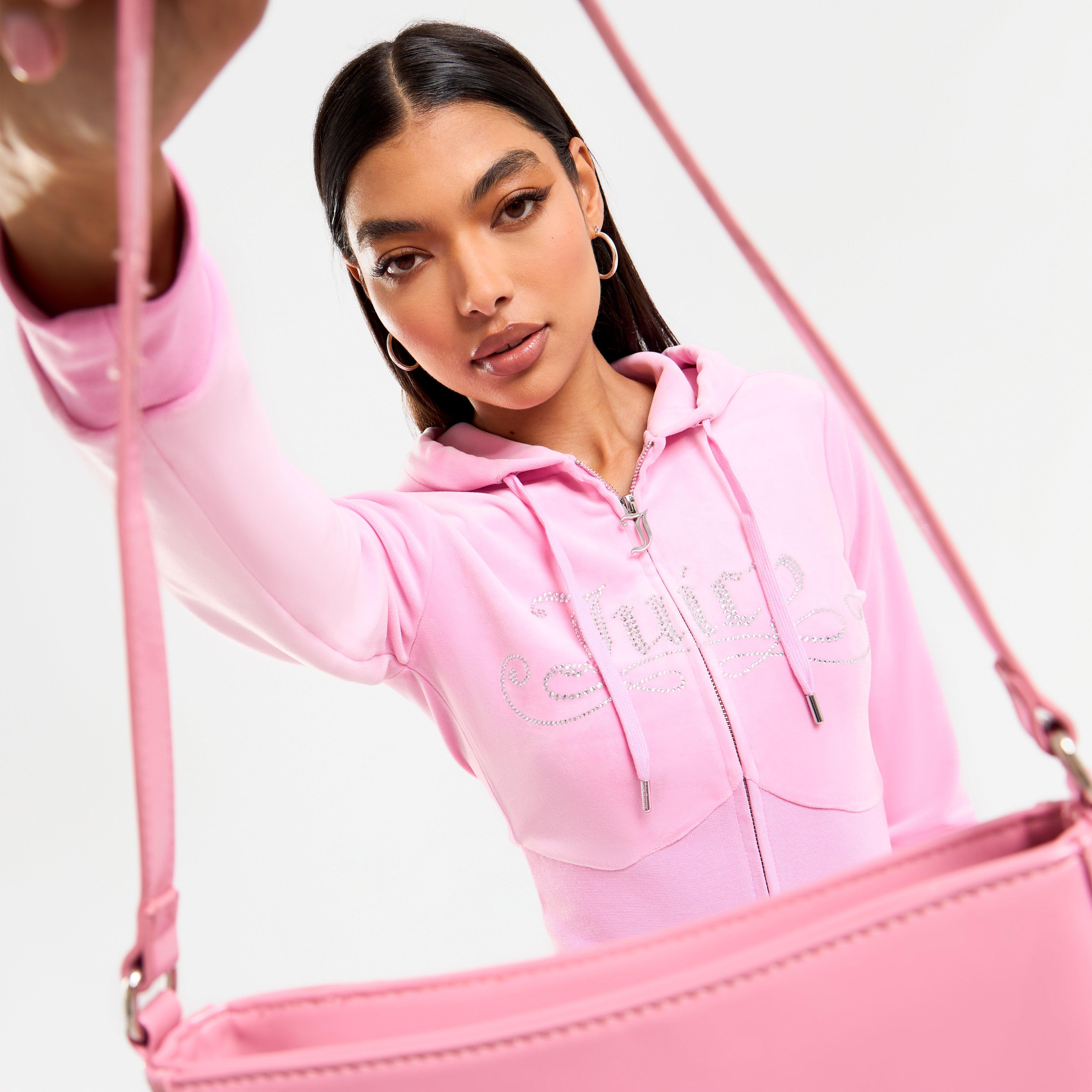 JILTU baby frill hoodie pink ピンク Pink Juicy Couture Corset Hoodie - JD Sports Singapore