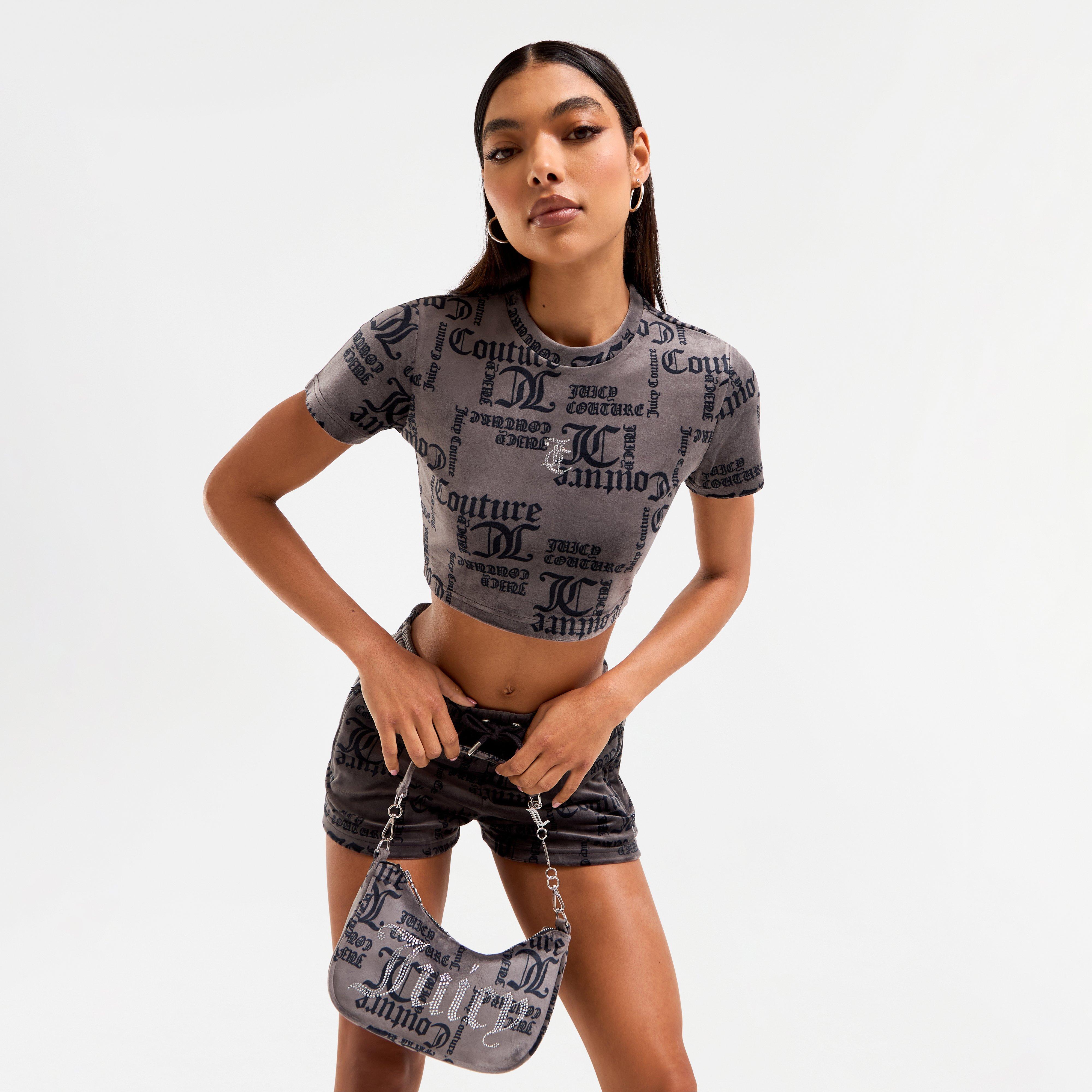 Newspaper Crop T-Shirt