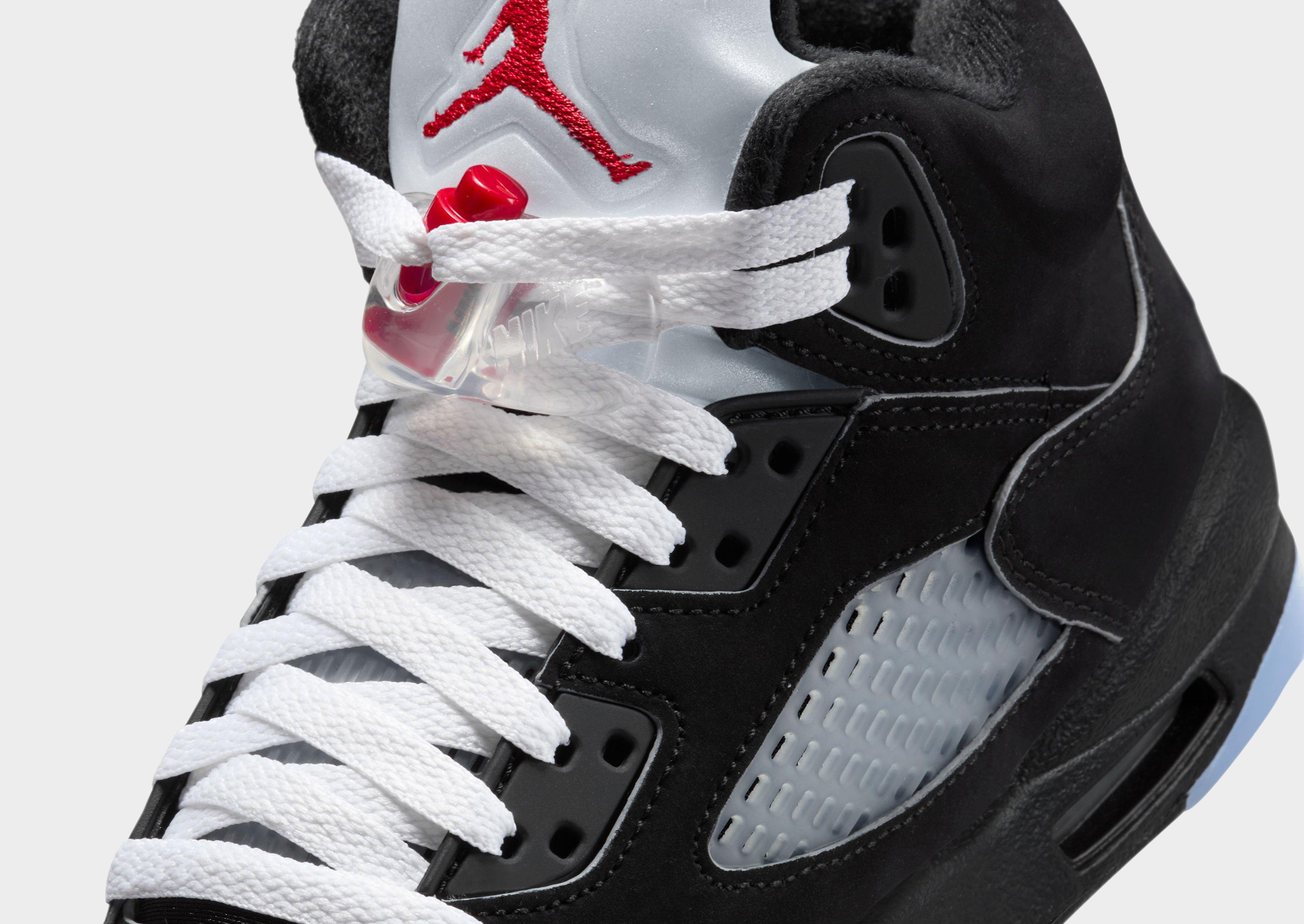 Black Jordan Air 5 Retro Junior's - JD Sports Singapore