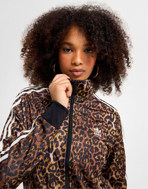 Firebird All Over Leopard Print Track Top