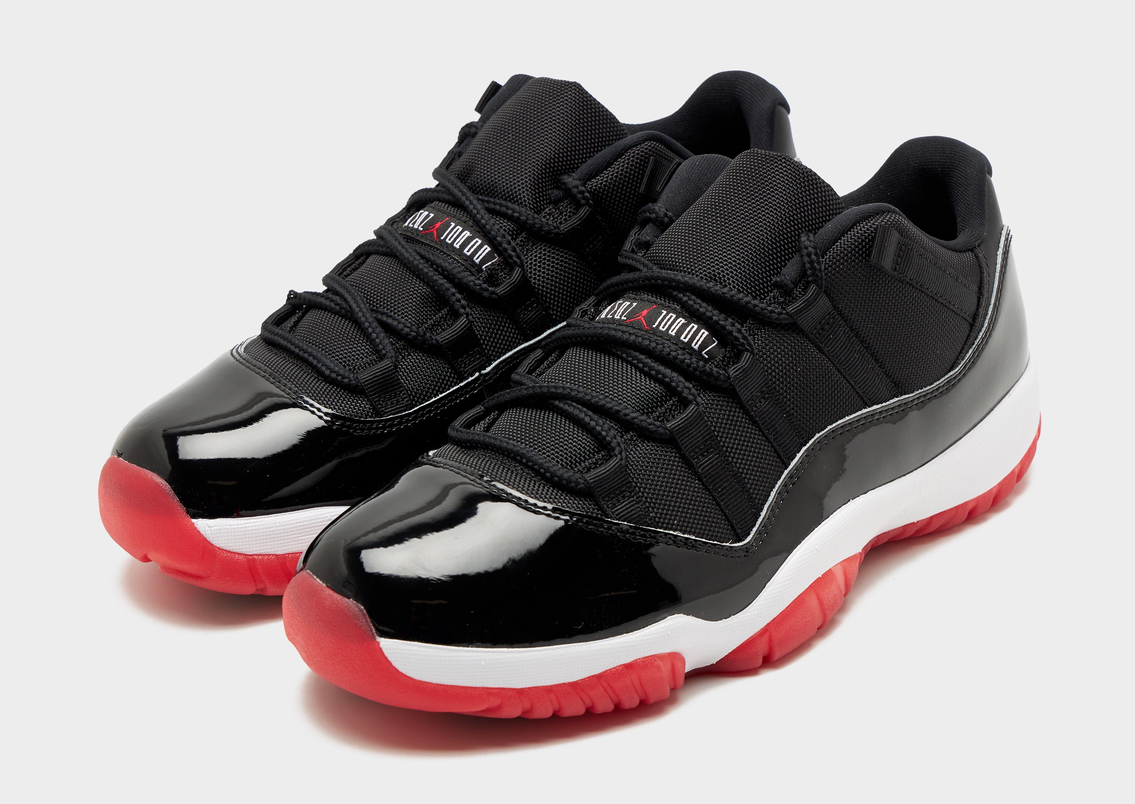 Black Jordan Air 11 Retro Low - JD Sports Singapore