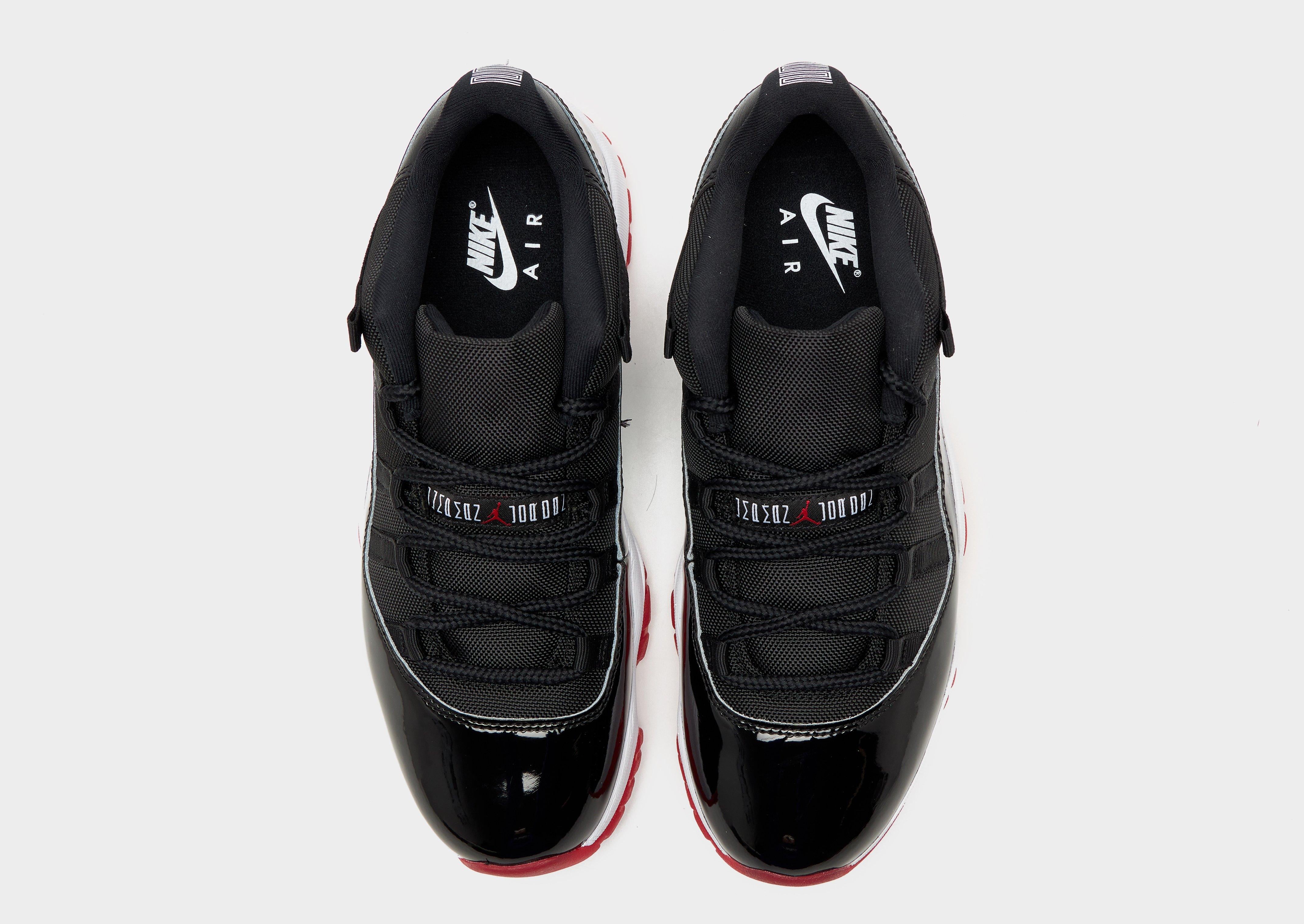 Black Jordan Air 11 Retro Low - JD Sports Singapore