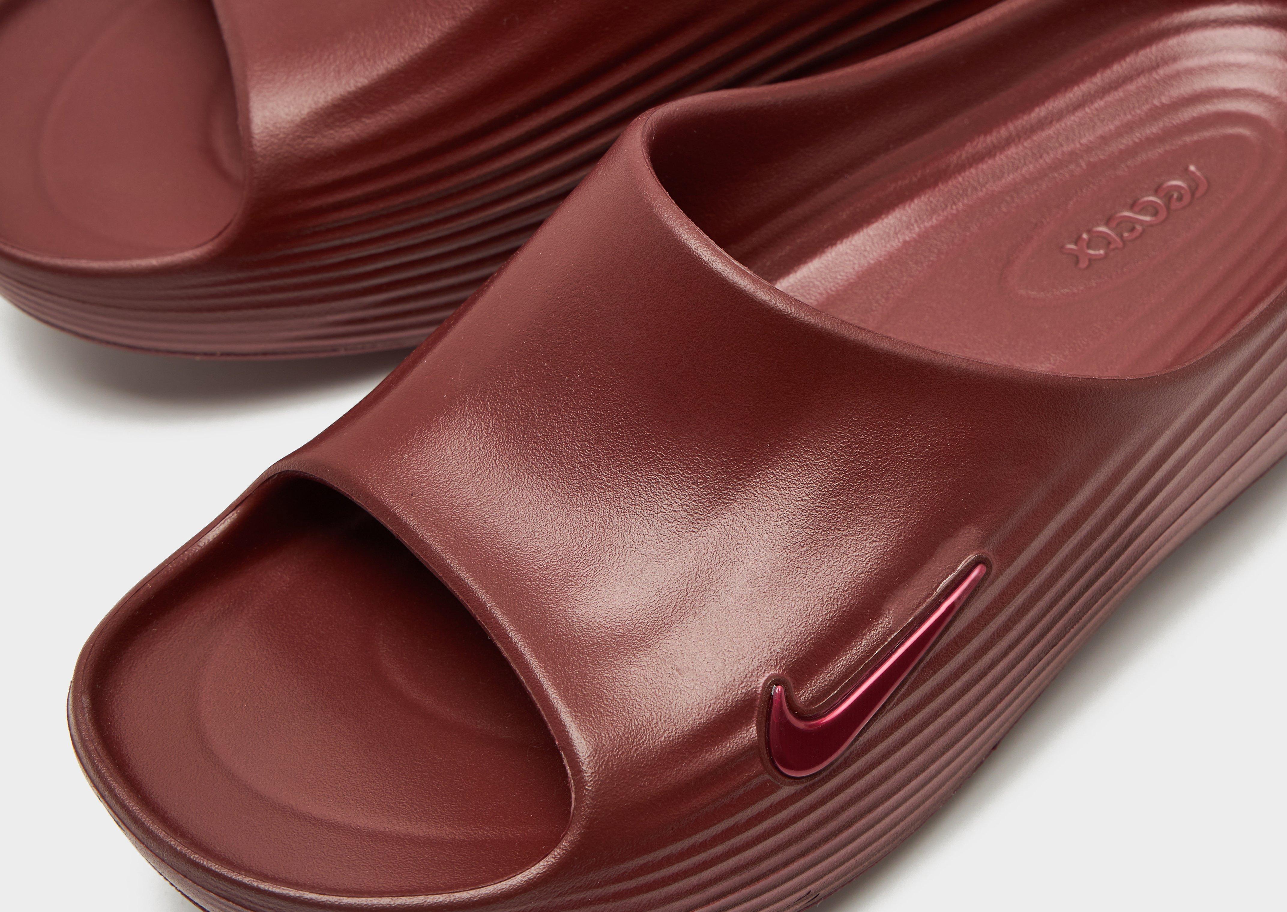 Red Nike ReactX Rejuven8 Slides - JD Sports Singapore