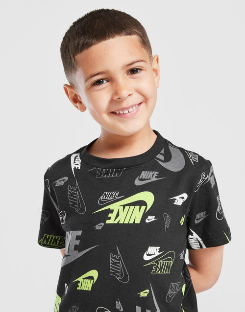 All Over Print Crew T-Shirt/Shorts Set Children's