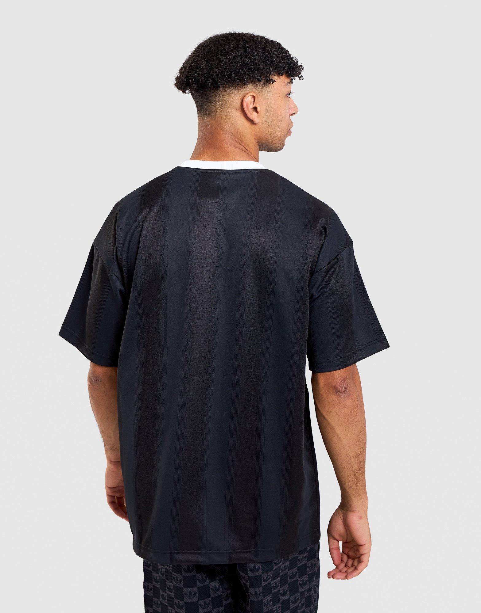 Black adidas Adicolor Jacquard Jersey - JD Sports Singapore