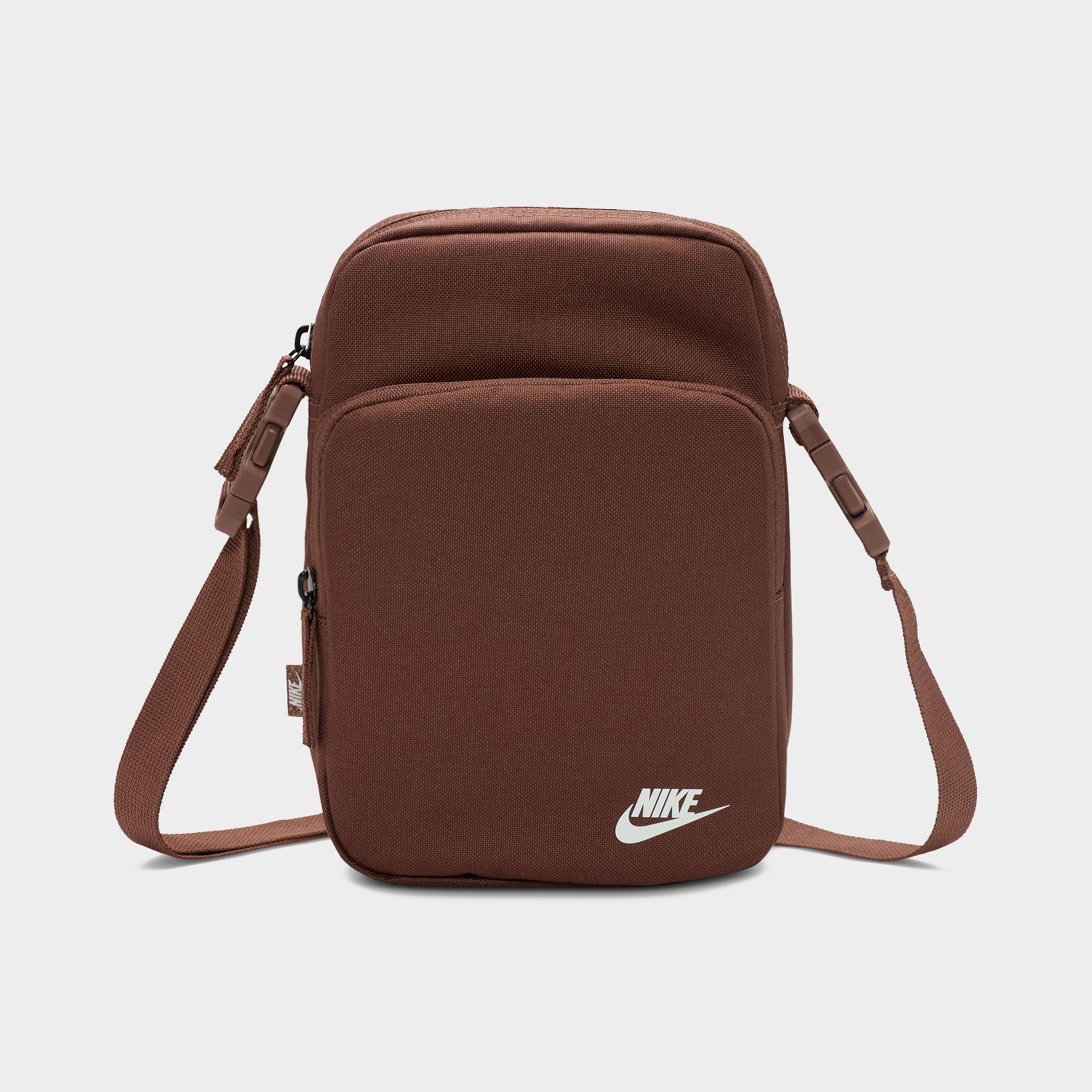 Brown Nike Heritage Crossbody Bag (4L) - JD Sports Singapore